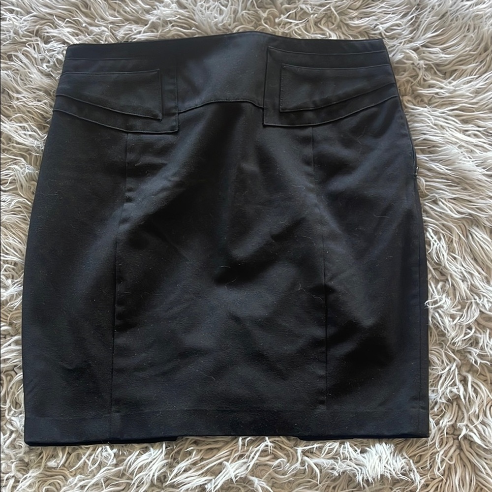 Express Black Pencil Mini Skirt for Work